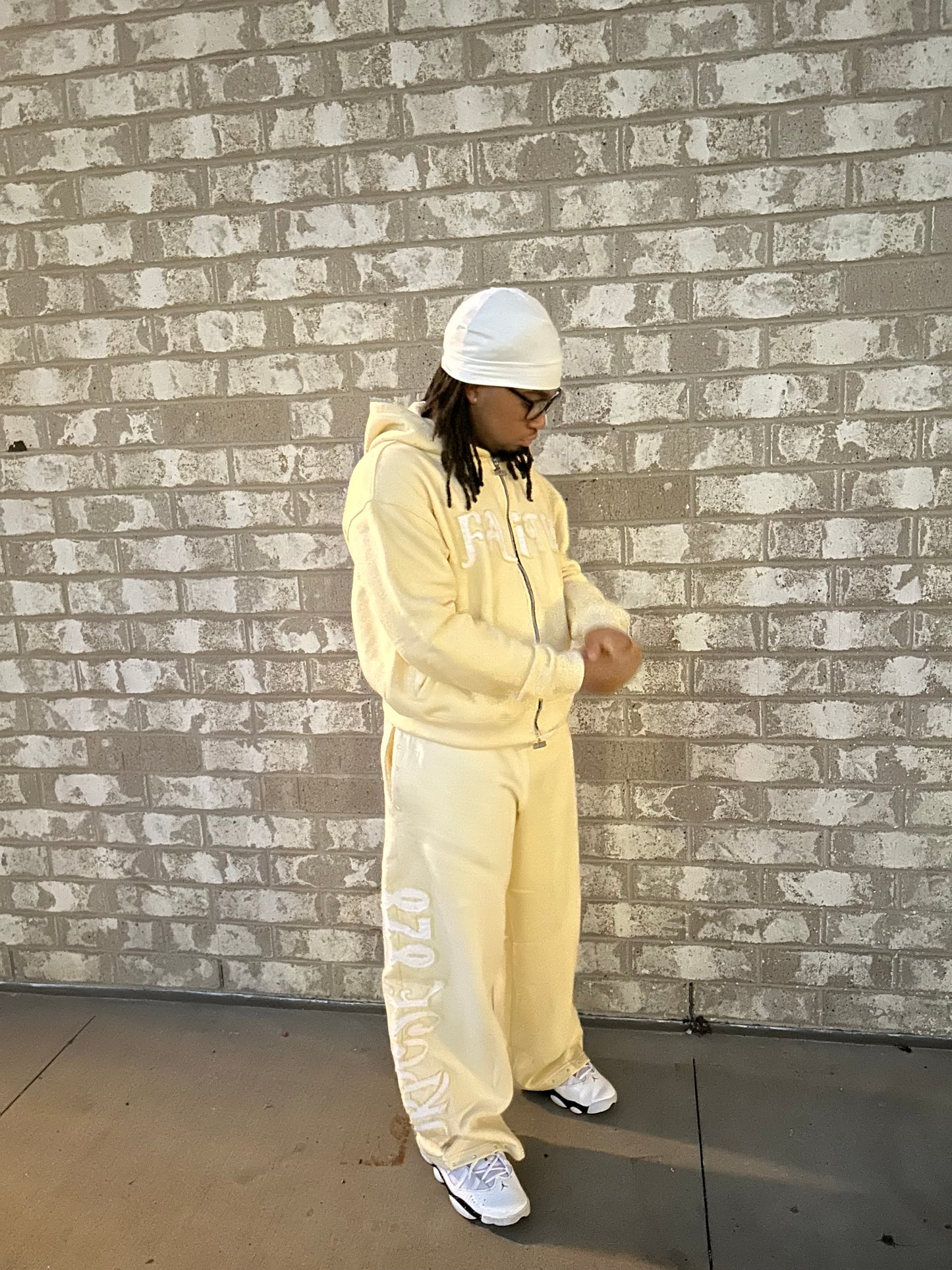 CREAM FAITH SWEATPANTS SALE!!