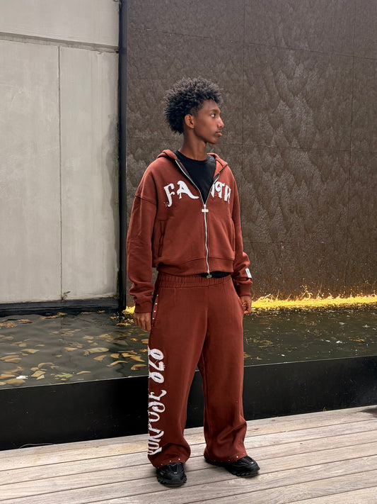 BROWN FAITH JACKET SALE!!